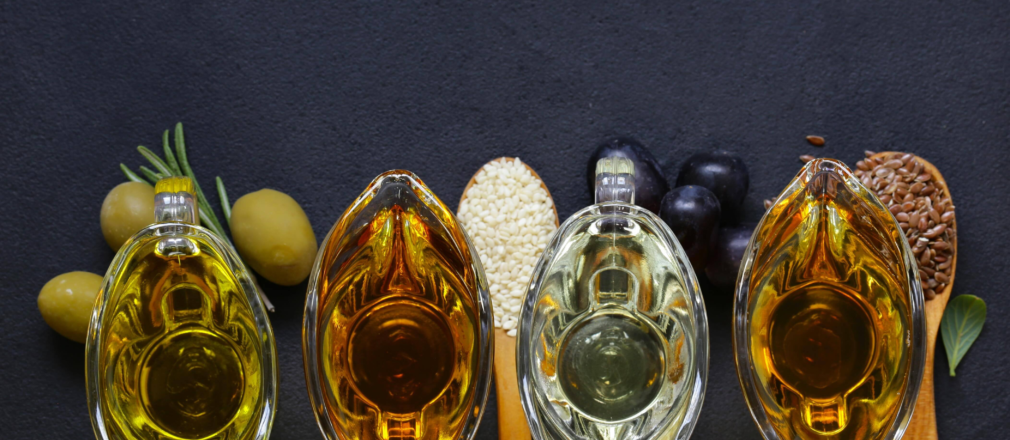 Presentación de tipos de aceite para fritura profunda