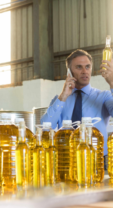 Elección de aceites especializados en empresas de alimentos