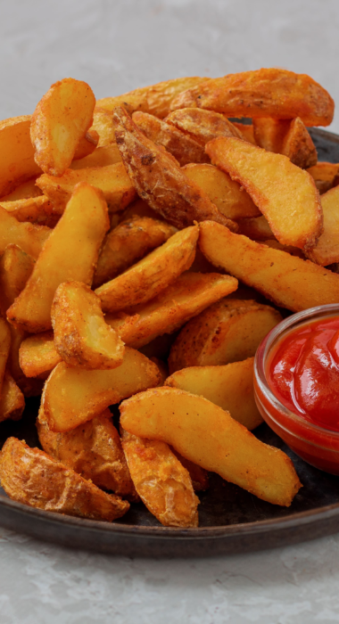 Round dish with fried potatoes with spices large 2024 09 22 05 43 35 utc